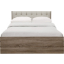 Кровать «Бритиш Бум» П3.0551.1.32, Основной материал: ЛДСП, Цвет: дуб трюфельный+крем, Спальное место: 2000x1200 мм