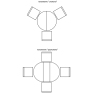 Стол «Верди» П4.487.4.03 (317.01), Основной материал: массив дуба, Цвет: Дуб рустикаль с патинированием