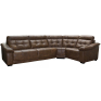 Угловой диван «Мирано» (3mL/R901R/L), Основной материал: натуральная кожа, Группа ткани: 140 группа