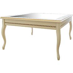 Фото - Стол журнальный «Валенсия Классик» П3.0589.0.25, МДФ+шпон, Античная темпера с золочением