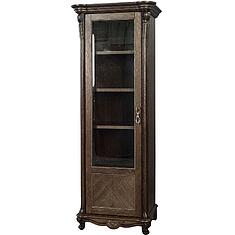 Фото - Шкаф «Алези» П1.350.0.23/П1.350.0.23-01 (П350.23/П350.23-01), массив дуба, Табак