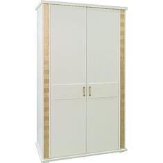 Фото - Шкаф для одежды «Тунис» П6.343.1.06 (П344.06), массив дуба, Слоновая кость с золочением