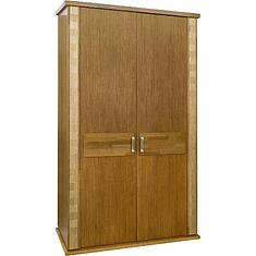 Фото - Шкаф для одежды «Тунис» П6.343.1.06 (П344.06), массив дуба, Медовый с золочением