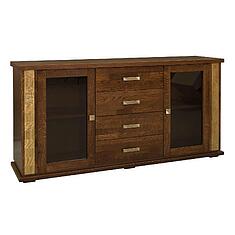 Фото - Тумба комбинированная «Тунис» П6.343.0.03 (П343.03Ш), Черешня с золочением