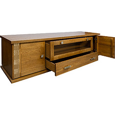 Фото - Тумба ТВ «Тунис» П6.343.0.02 (П343.02Ш), Медовый с золочением