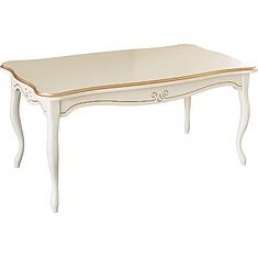 Фото - Стол журнальный «Валенсия Классик» П3.0589.0.21, МДФ+шпон, Античная темпера с золочением