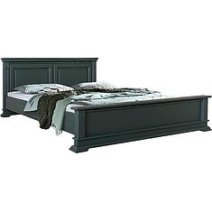 Фото - Кровать двойная «Верди Классик» с низким изножьем П3.0487.1.22, массив дуба, Грин, без механизма, 2000x1600 мм, 2187х1774х851