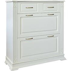 Фото - Тумба для обуви «Верди Классик» П3.0487.3.21, массив дуба, Слоновая кость