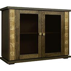 Фото - Тумба комбинированная «Тунис» П6.343.0.16 (П343.16Ш), Венге c золочением