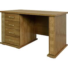 Фото - Стол письменный «Тунис» П6.343.2.25-01 (П343.25Ш), ДСП+шпон, Медовый с золочением