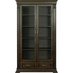 Фото - Шкаф 2д «Верди Классик» П1.0487.0.27, массив дуба, Венге