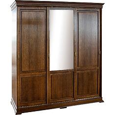 Фото - Шкаф-купе 3д «Верди Классик» П3.0487.1.38, массив дуба, Черешня с золочением