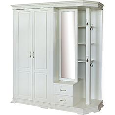 Фото - Шкаф комбинированный для прихожей «Верди Классик» П3.0487.3.31, массив дуба, Слоновая кость