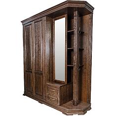 Фото - Шкаф комбинированный для прихожей «Верди Классик» П3.0487.3.31, массив дуба, Венге