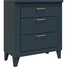 Photo - Chest of drawers «Amadei» P6.635.1.16, solid oak, royal blue