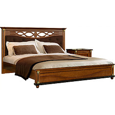 Фото - Кровать двойная «Валенсия Классик» с мягким изголовьем