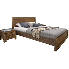 Фото - Кровать двойная «Гранде», ЛДСП, Дуб Стирлинг, 2000x1600 мм, 2085×1820×954