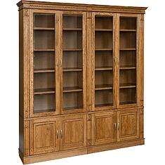 Фото - Набор мебели для библиотеки «Верди Классик» П3.0487.2.04, массив дуба, Дуб рустикаль