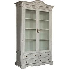 Фото - Шкаф книжный 2д «Паола» БМ2.671.2.20(2151), массив дуба, Розовый пепел