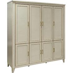 Photo - Wardrobe 4d «Amadei» P6.635.1.01, solid oak, Antique tempera + gold
