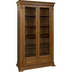 Фото - Шкаф 2д «Верди Классик» П1.0487.0.27, массив дуба, Дуб рустикаль