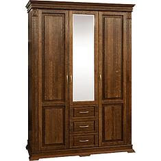 Фото - Шкаф для одежды 3д «Верди Классик» П3.0487.1.25, массив дуба, Черешня