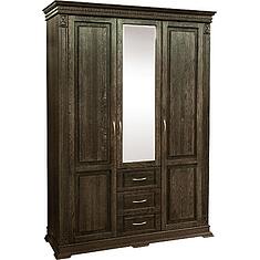 Фото - Шкаф для одежды 3д «Верди Классик» П3.0487.1.25, массив дуба, Табак