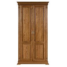 Фото - Шкаф для одежды «Верди Классик» П3.0487.3.10, массив дуба, Дуб рустикаль