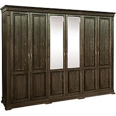 Фото - Шкаф для одежды 6д «Верди Классик» П3.0487.1.28, массив дуба, Табак