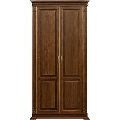 Фото - Шкаф для одежды «Верди Классик» П3.0487.3.10, массив дуба, Черешня с золочением