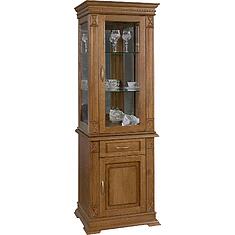 Фото - Шкаф комбинированный «Верди Классик» П1.0487.0.34, массив дуба, Дуб рустикаль