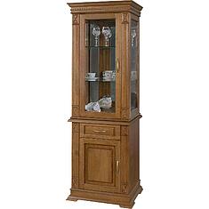 Фото - Шкаф комбинированный «Верди Классик» П1.0487.0.34-01, массив дуба, Дуб рустикаль