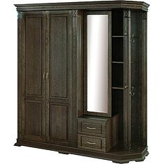 Фото - Шкаф комбинированный для прихожей «Верди Классик» П3.0487.3.31, массив дуба, Табак