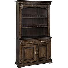 Фото - Шкаф комбинированный 2д «Верди Классик» П1.0487.0.41, массив дуба, Венге