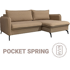 Фото - Угловой диван «Стефано» (2мL/R6R/L), ткань, 20 группа, с механизмом