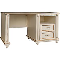 Фото - Стол письменный «Валенсия Классик» П3.0589.2.04, массив березы, Античная темпера с золочением