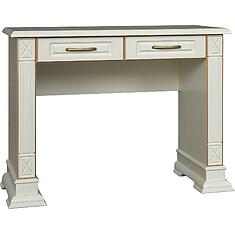 Фото - Стол туалетный «Верди Классик» П3.0487.1.36, массив дуба, Слоновая кость с золочением