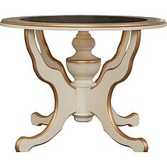 Фото - Стол журнальный «Валенсия Классик» П3.0589.0.23, МДФ+шпон, Античная темпера с золочением