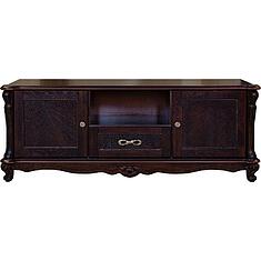 Фото - Тумба ТВ «Алези» П1.350.0.02 (П350.02), массив дуба, Горячий шоколад