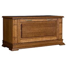 Фото - Тумба для обуви «Верди Классик» П3.0487.3.22, массив дуба, Дуб рустикаль