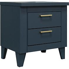 Photo - Bedside nightstand «Amadei» P6.635.1.04, solid oak, royal blue