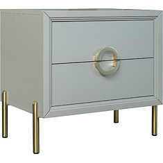 Фото - Тумба прикроватная «Флора» П6.980.1.04, ЛДСП, Пепел