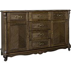 Фото - Тумба «Алези» П1.350.0.03 (П350.03), массив дуба, Табак