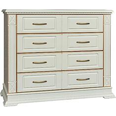 Фото - Тумба «Верди Классик» П3.0487.1.02, массив дуба, Слоновая кость с золочением