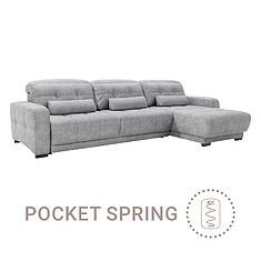 Фото - Угловой диван «Уинстон» (3мL/R6мR/L), ткань, 20 группа, с механизмом