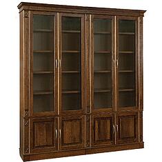 Фото - Набор мебели для библиотеки «Верди Классик» П3.0487.2.04, массив дуба, Черешня с золочением