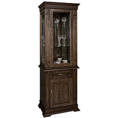 Фото - Шкаф комбинированный «Верди Классик» П1.0487.0.34, массив дуба, Табак