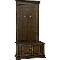 Фото - Тумба с вешалкой «Верди Классик» П3.0487.3.05, массив дуба, Венге