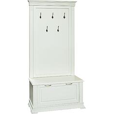 Фото - Тумба с вешалкой «Верди Классик» П3.0487.3.06, массив дуба, Слоновая кость