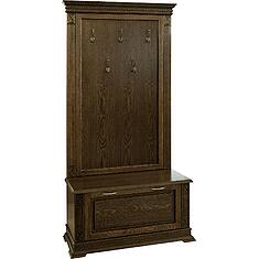 Фото - Тумба с вешалкой «Верди Классик» П3.0487.3.06, массив дуба, Венге